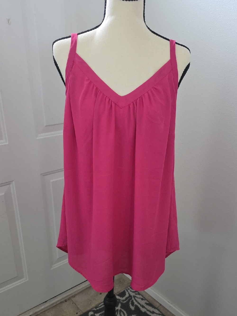 torrid Hot Pink V-Neck Camisole Tank